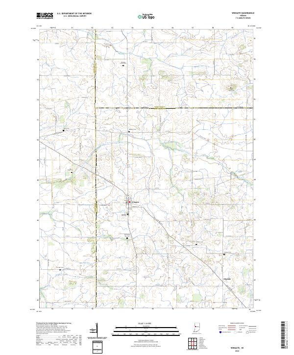 Wingate 2022 topographic map thumbnail