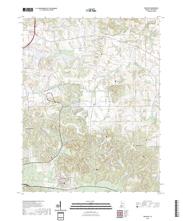 Winslow 2022 topographic map thumbnail