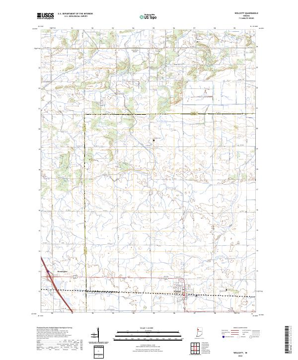 Wolcott 2022 topographic map thumbnail