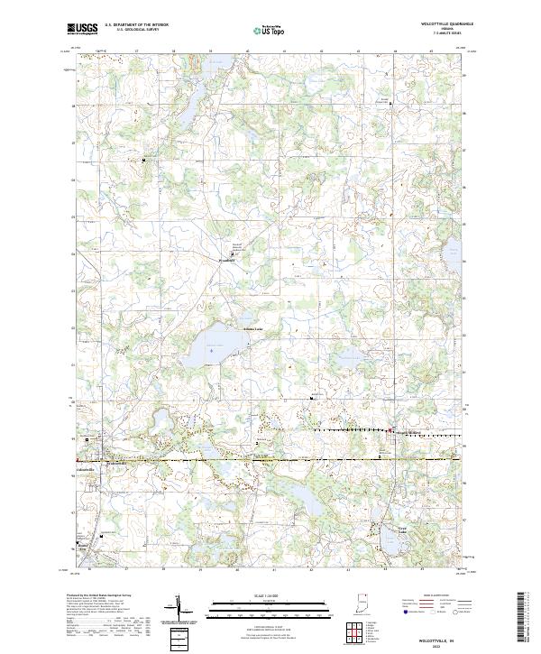 Wolcottville 2022 topographic map thumbnail