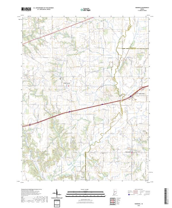 Eminence topographic map thumbnail