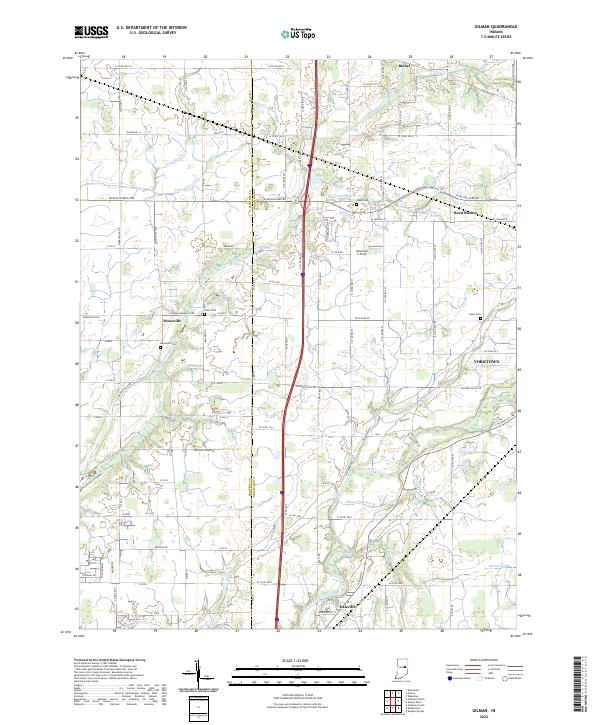 Gilman topographic map thumbnail