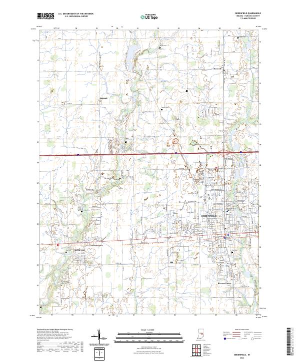 Greenfield topographic map thumbnail