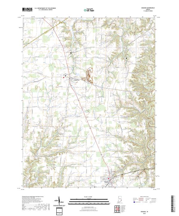 Osgood topographic map thumbnail