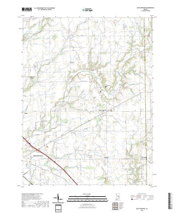 Rays Crossing 2022 topographic map thumbnail