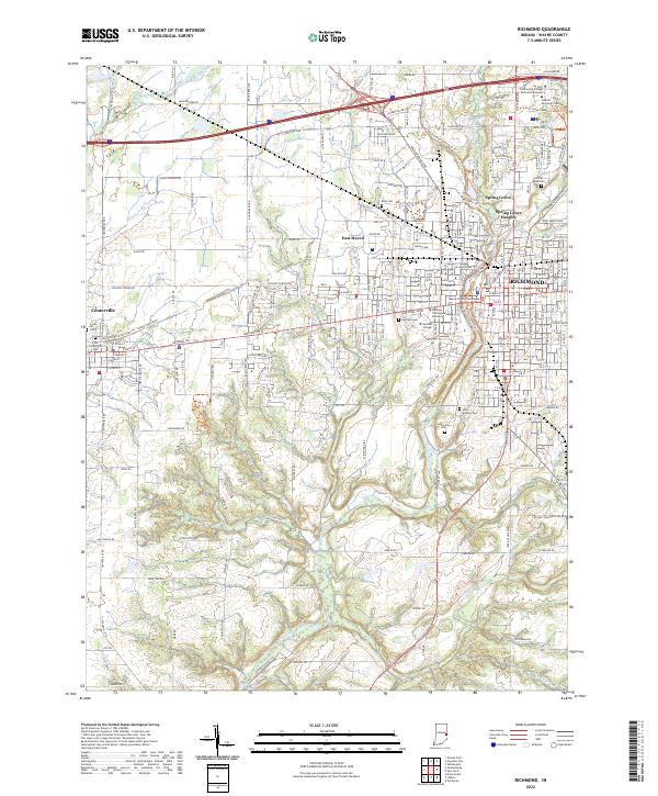 Richmond 2022 topographic map thumbnail