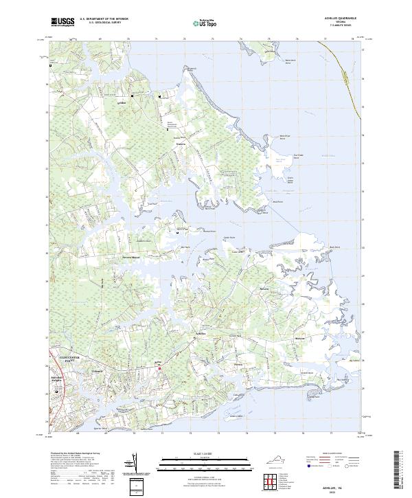 Achilles topographic map thumbnail