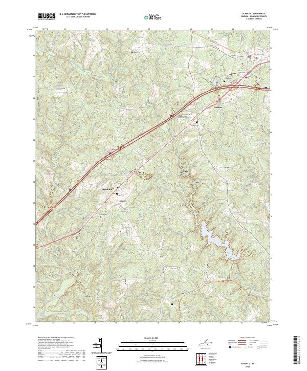 Alberta topographic map thumbnail