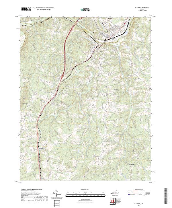 Altavista topographic map thumbnail