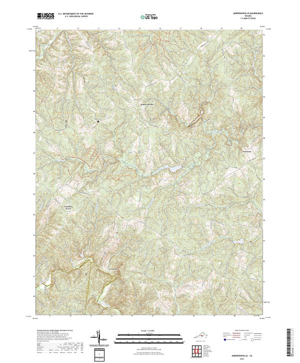 Andersonville topographic map thumbnail