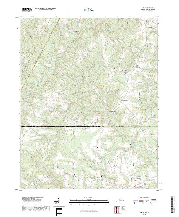 Barley topographic map thumbnail