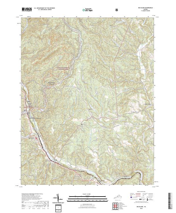 Big Island topographic map thumbnail