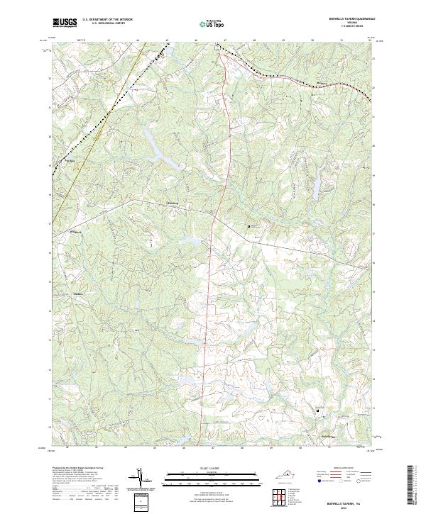 Boswells Tavern topographic map thumbnail