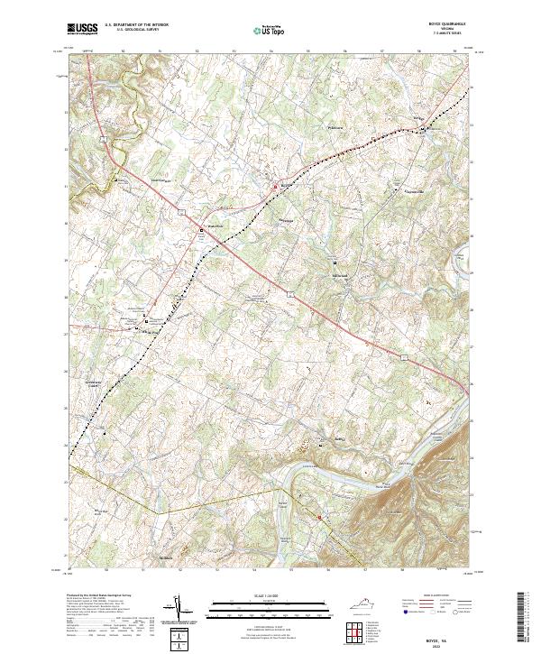 Boyce topographic map thumbnail