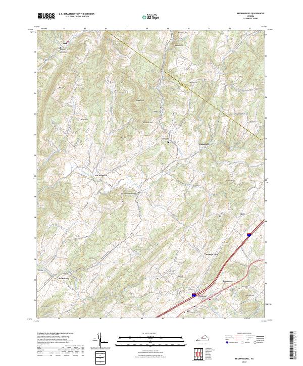Brownsburg topographic map thumbnail