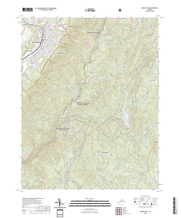 Buena Vista topographic map thumbnail