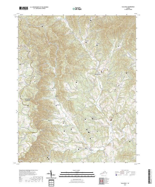 Callaway topographic map thumbnail