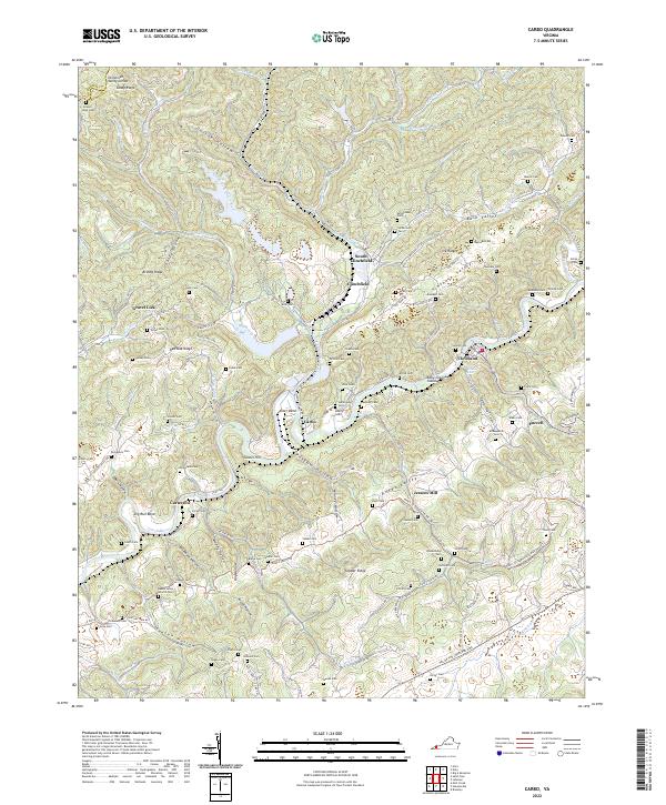 Carbo topographic map thumbnail