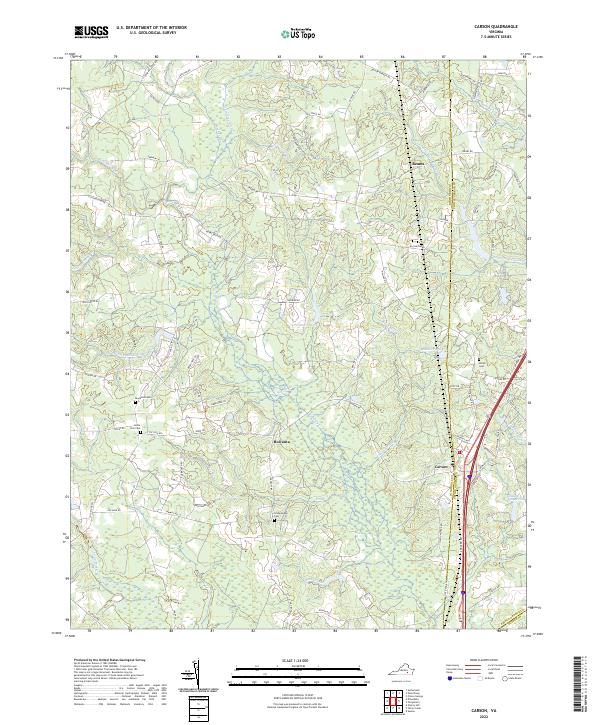 Carson topographic map thumbnail