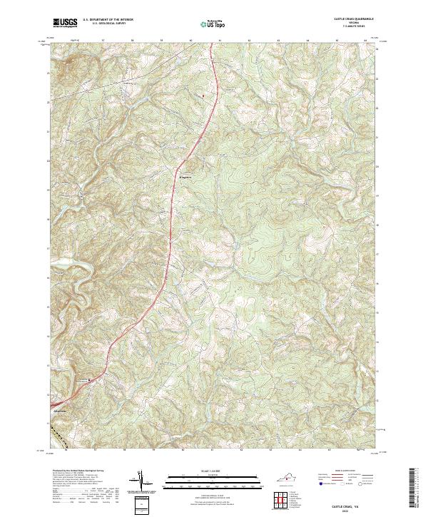 Castle Craig topographic map thumbnail