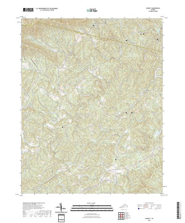 Charity topographic map thumbnail
