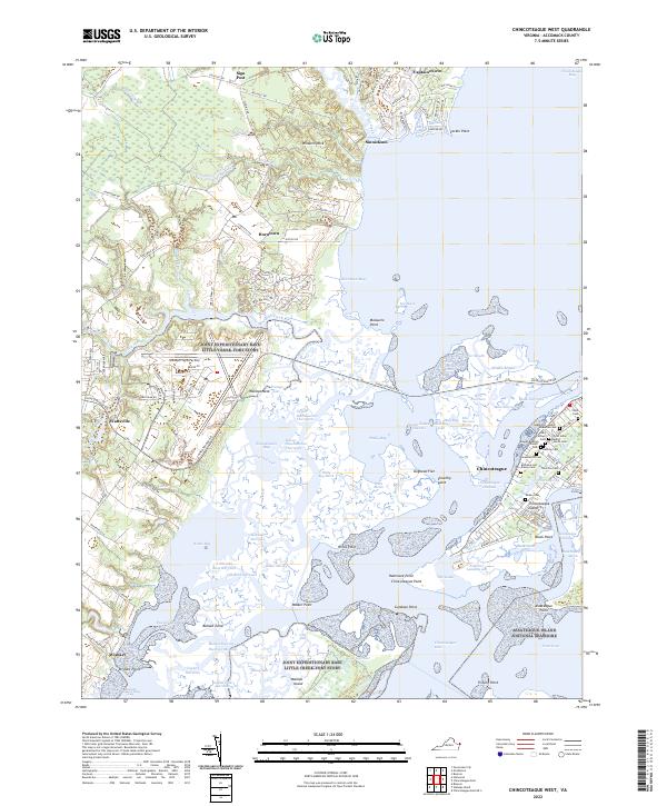 Chincoteague West topographic map thumbnail