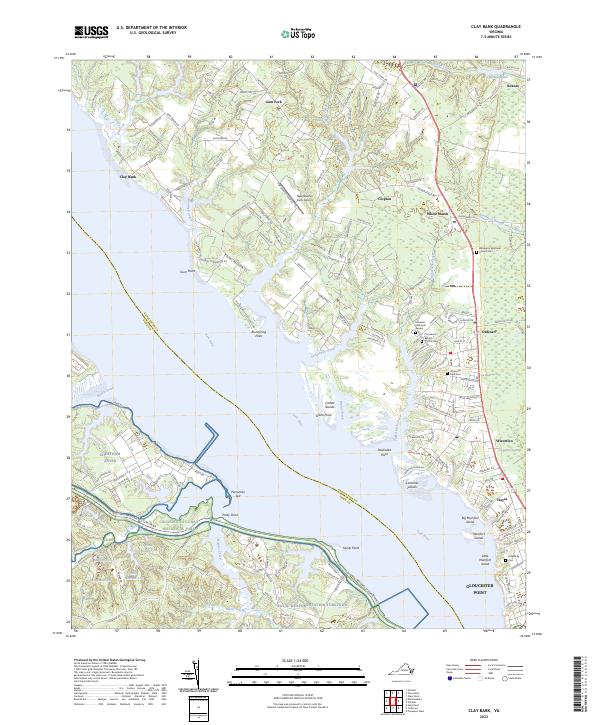 Clay Bank topographic map thumbnail