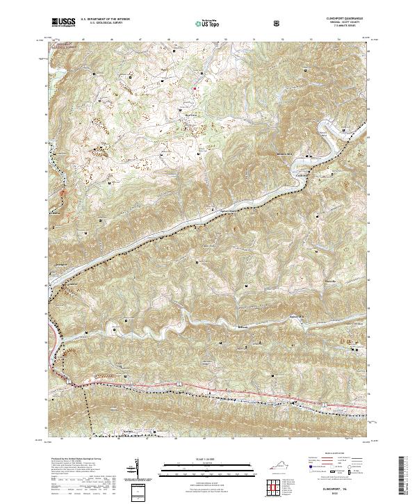 Clinchport topographic map thumbnail