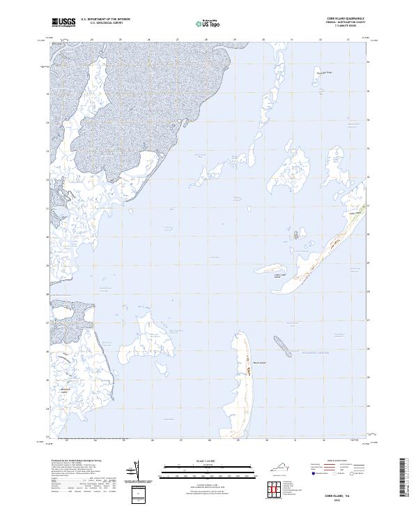 Cobb Island topographic map thumbnail