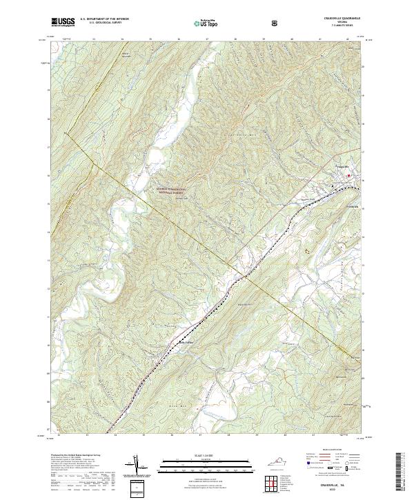 Craigsville topographic map thumbnail