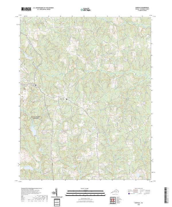 Darvills topographic map thumbnail