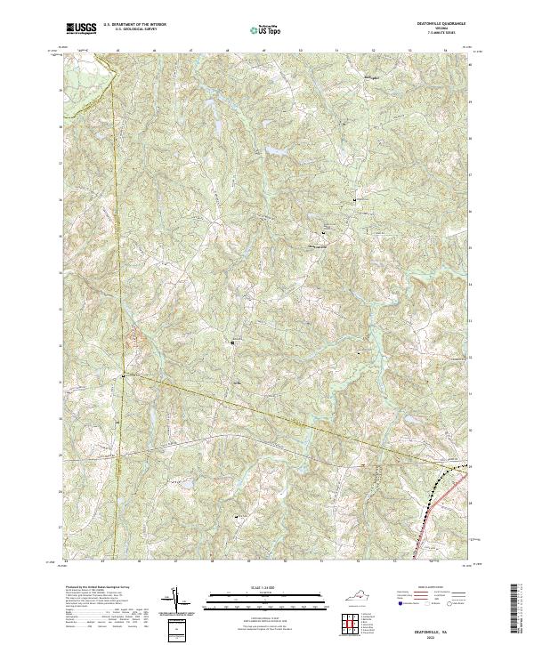Deatonville topographic map thumbnail