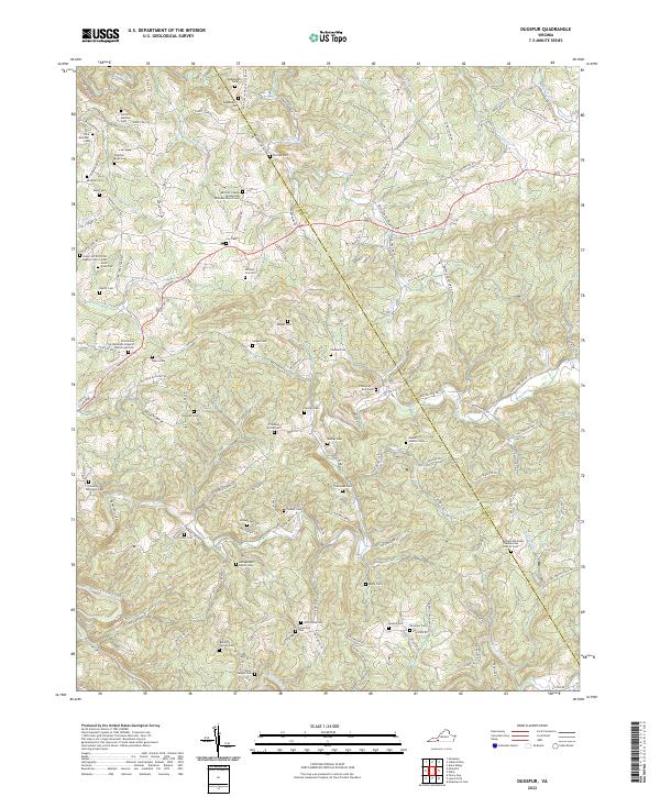 Dugspur topographic map thumbnail