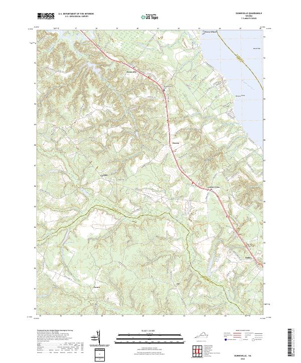 Dunnsville topographic map thumbnail