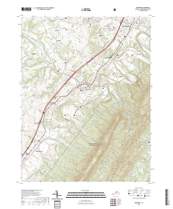 Edinburg topographic map thumbnail