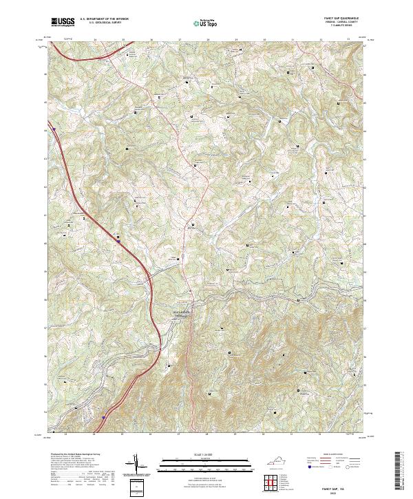 Fancy Gap topographic map thumbnail