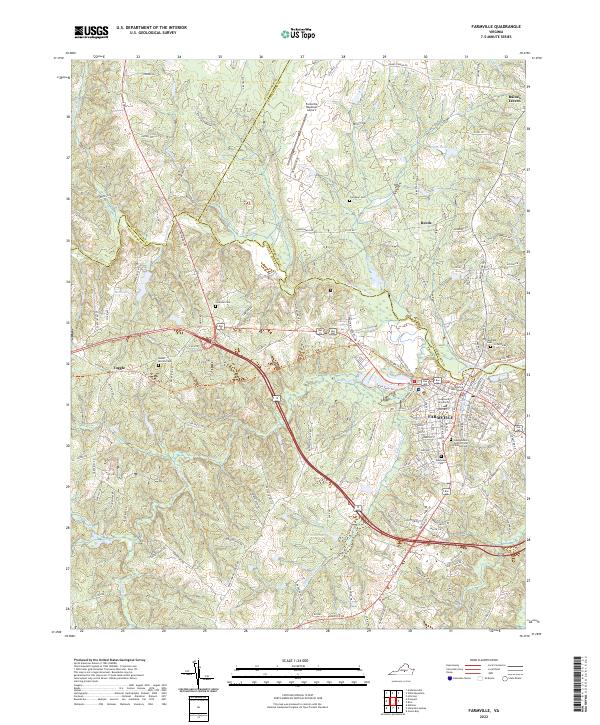Farmville topographic map thumbnail