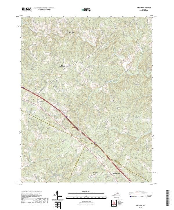 Ferncliff topographic map thumbnail