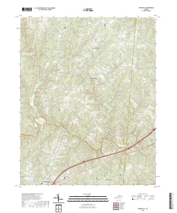Forksville topographic map thumbnail