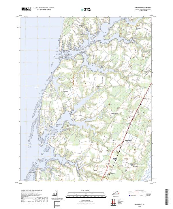 Franktown topographic map thumbnail