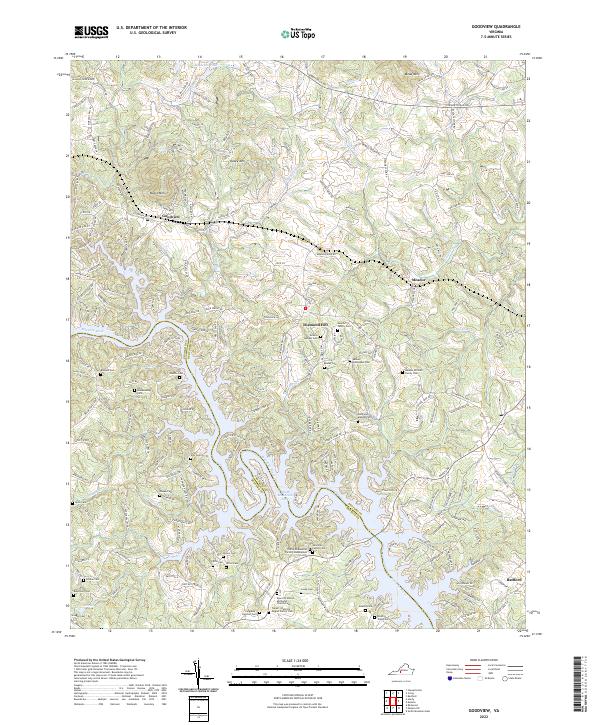 Goodview topographic map thumbnail