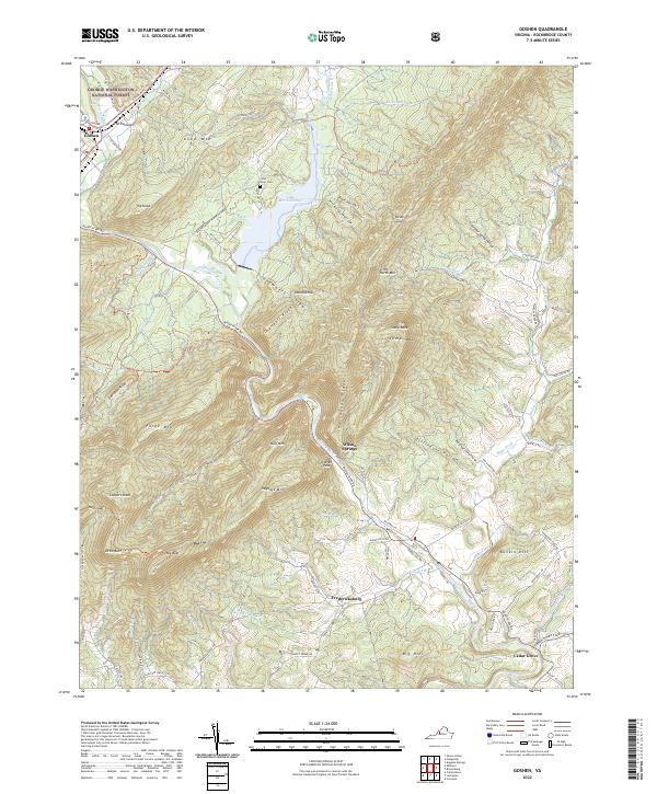 Goshen topographic map thumbnail