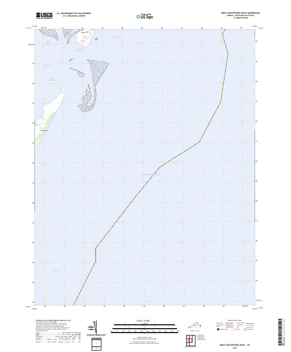Great Machipongo Inlet topographic map thumbnail