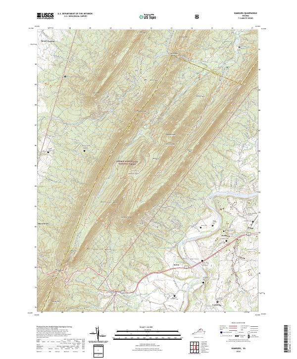 Hamburg topographic map thumbnail
