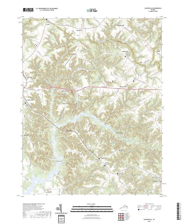 Haynesville topographic map thumbnail