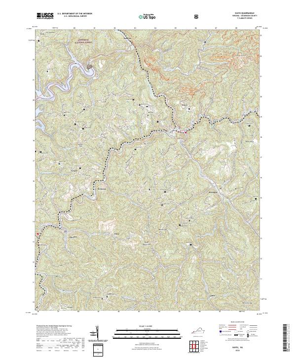 Haysi topographic map thumbnail