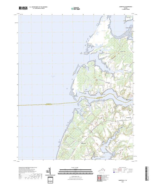 Jamesville topographic map thumbnail