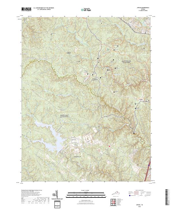 Joplin topographic map thumbnail