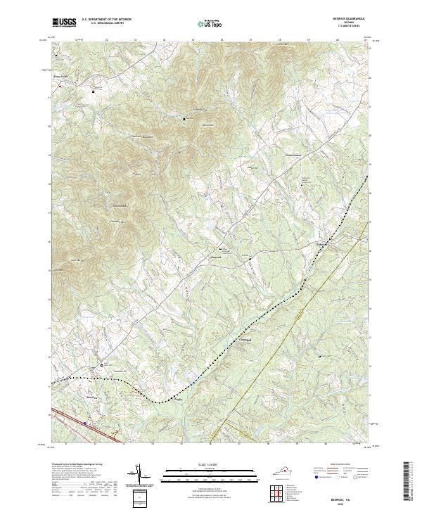 Keswick topographic map thumbnail