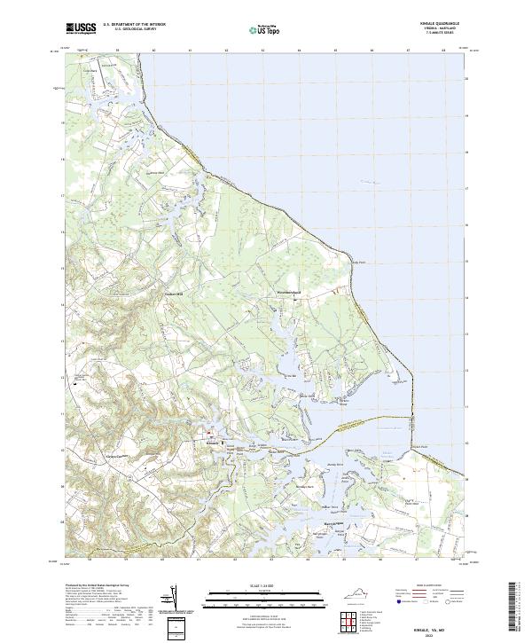 Kinsale topographic map thumbnail